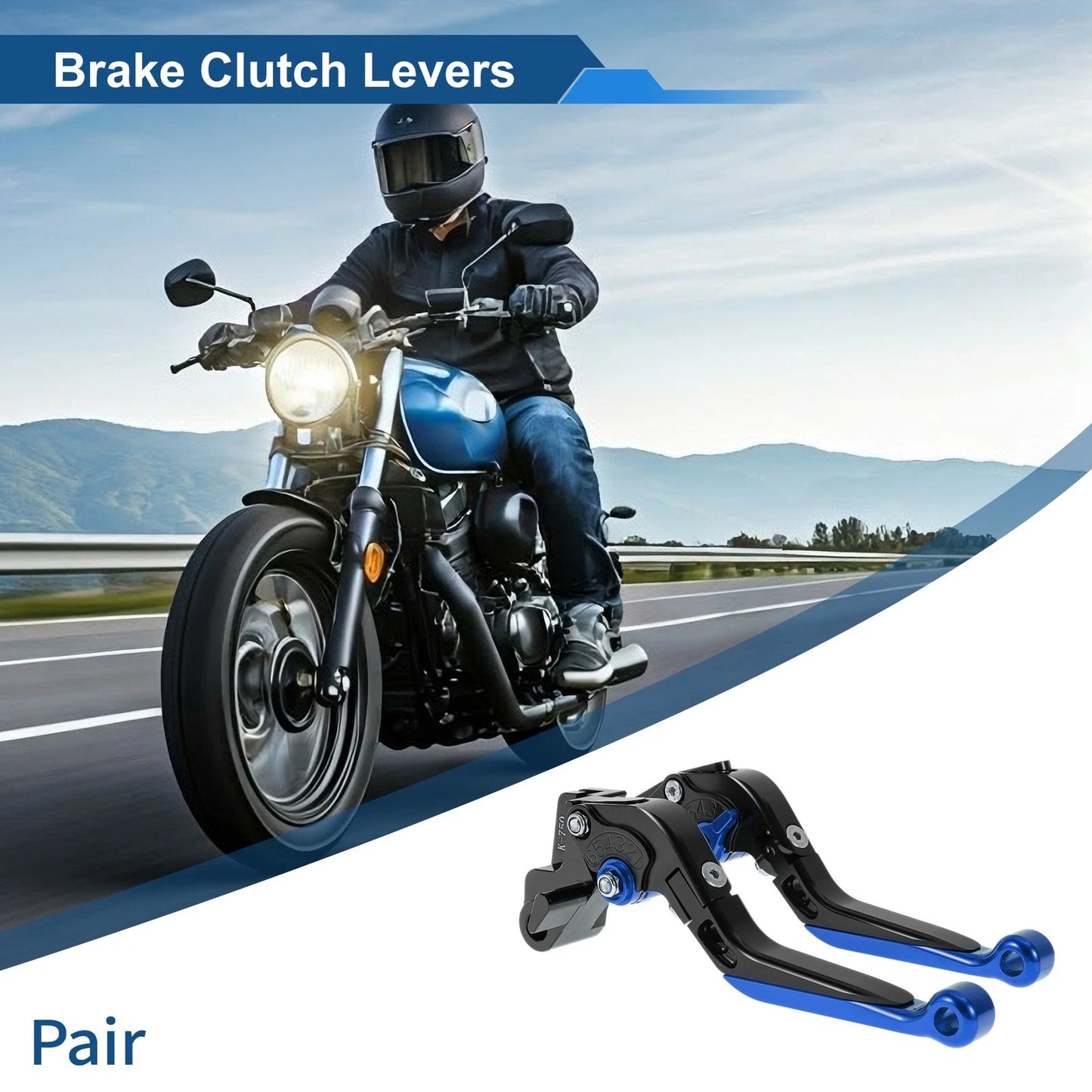Lever Adjustable Brake/Clutch for Kawasaki NINJA650R (2009–2016)