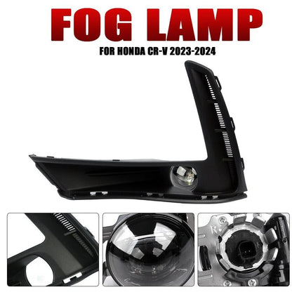 LED Fog Light Set for Honda CR-V 2023-2024 w/Bulb Switch & Bezel
