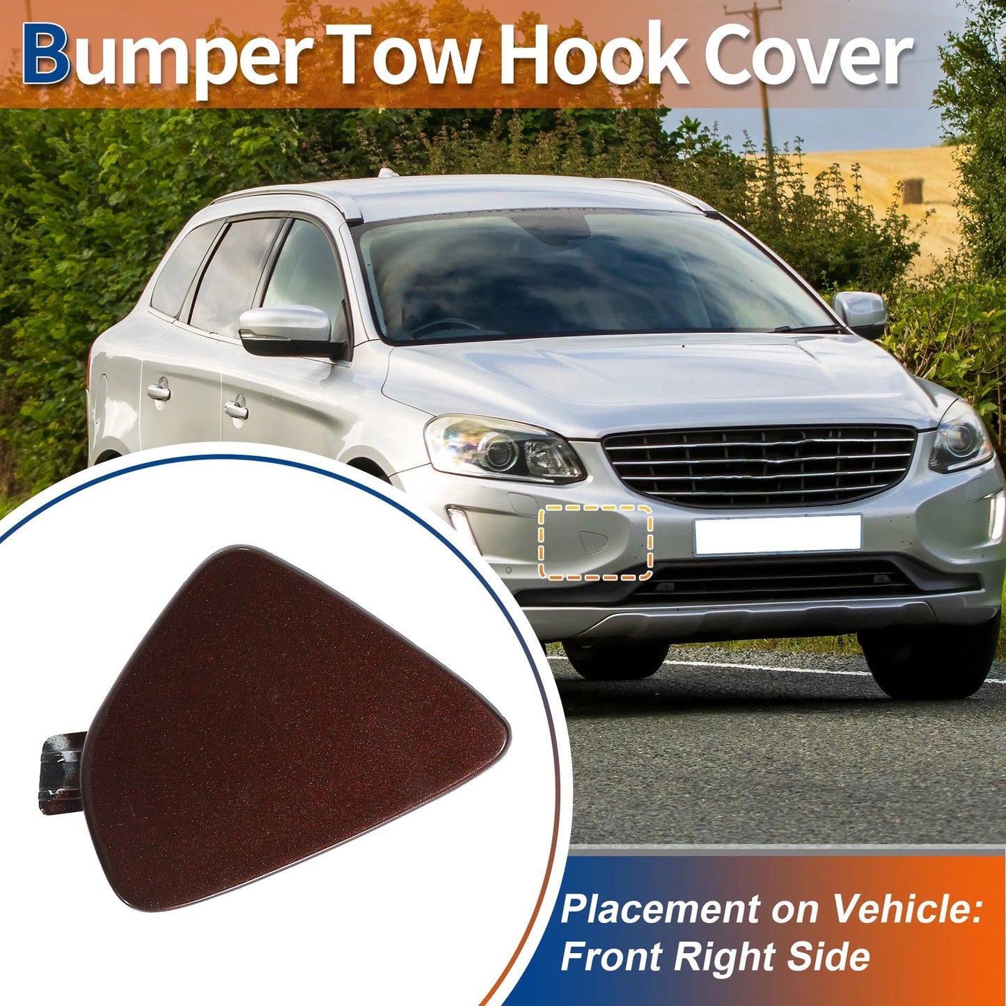Front Right Tow Hook Cover for Volvo XC60 (2014-2017)