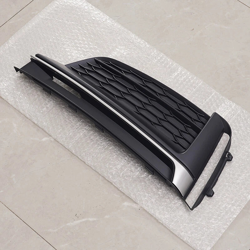 Left Side Front Bumper Fog Light Grille Cover for Audi A5 S5 (2017-2020)