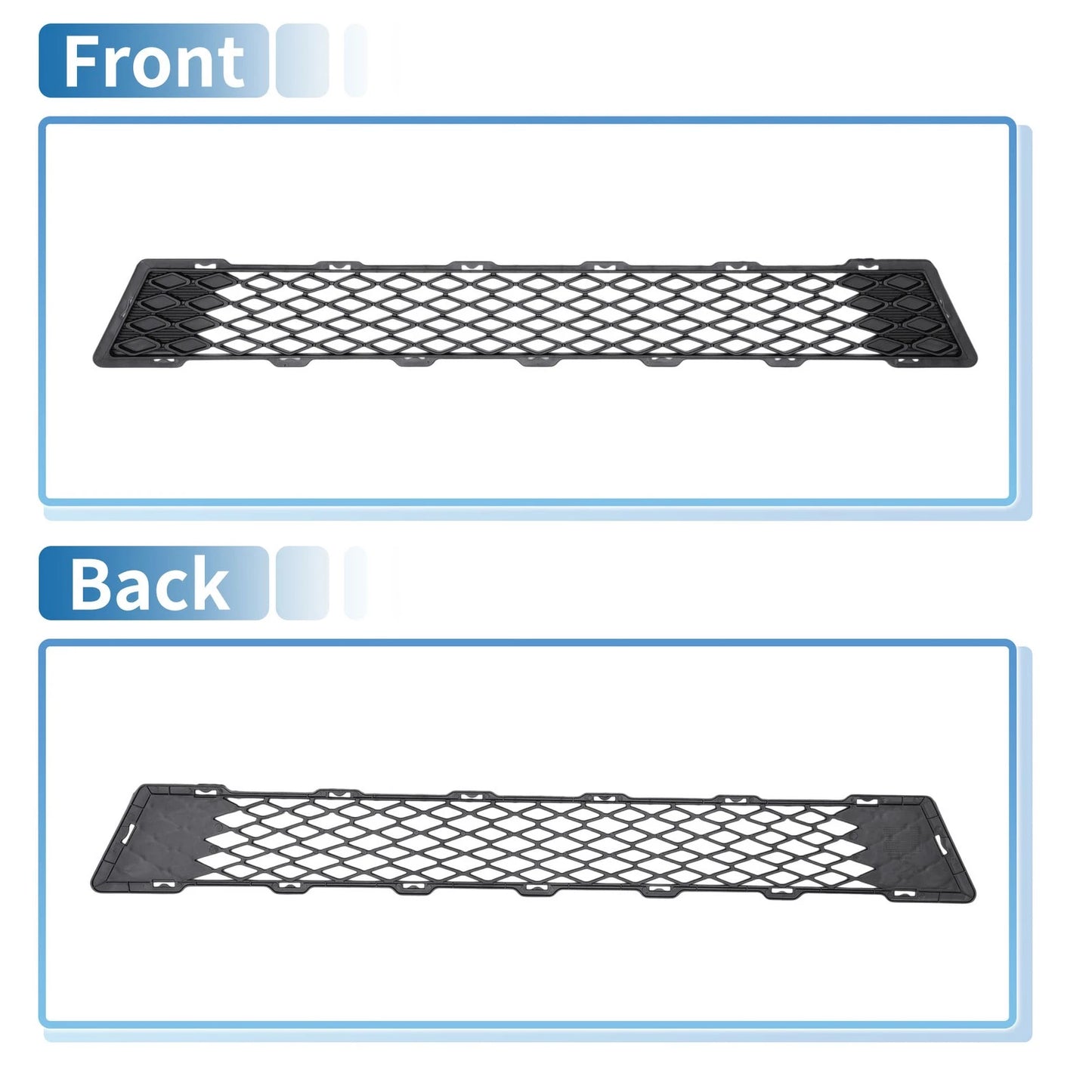 Grille for Kia Optima 2015 (1 Pcs) Front Bumper Cover
