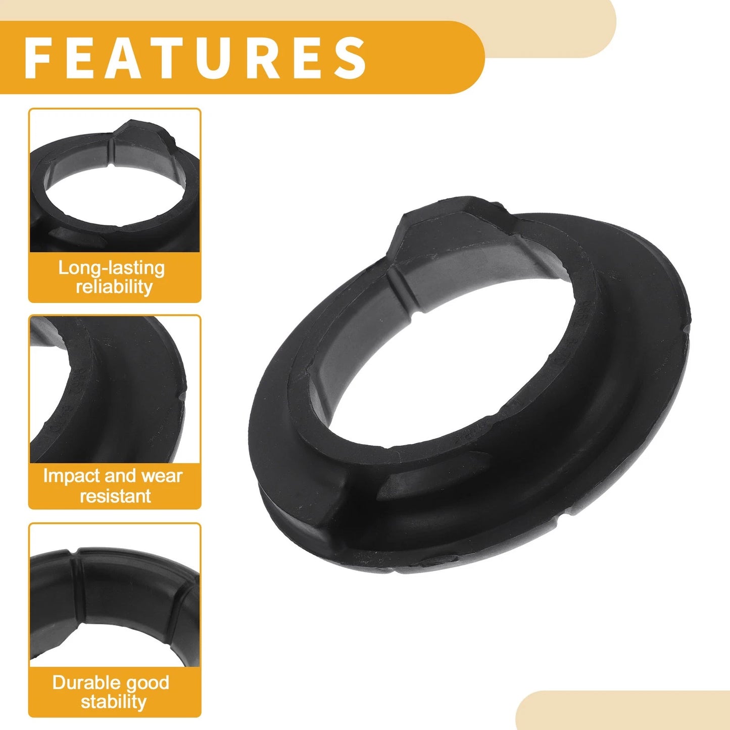 Front Lower Coil Spring Insulators for Chevrolet Captiva Sport (2012-2015)