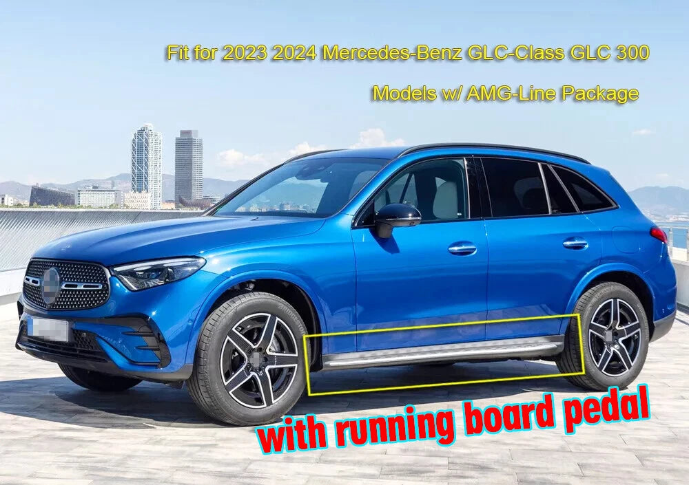 4x Mud Flaps Splash Guards Mudguard for Mercedes GLC 300 AMG-Line (2023–2024)