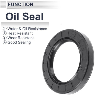 Oil Seal 60x90x12mm Black 5 Pcs Seal Ring Rotary Shaft Seal