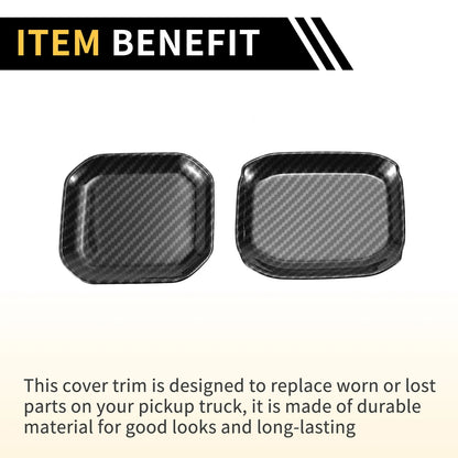 Carbon Fiber Door Handle Bowl Covers for Jeep Gladiator JT (2020-2024)