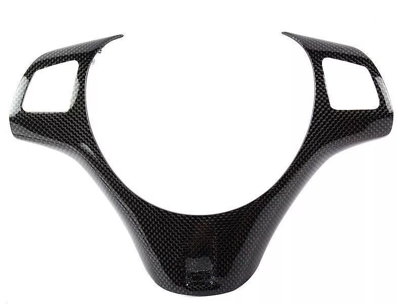 Carbon Fiber Steering Wheel Trim Cover for BMW E90 E92 M3 (2007-2013)