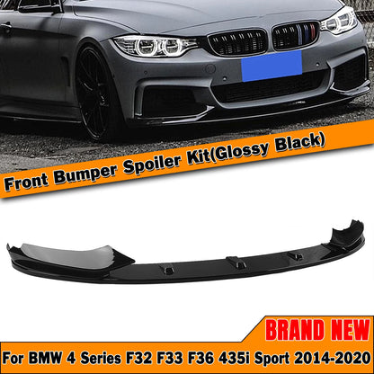 Bumper Spoiler Lip for 2014-2020 BMW F32 F33 F36 4 Series M Sport (2014-2020)