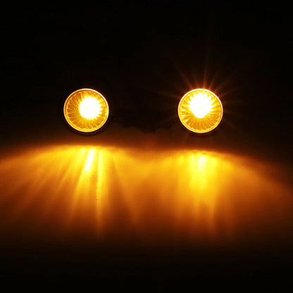 Black Amber Bullet Turning Signal Lights 2 x for Honda Shadow Sabre VT 700 750