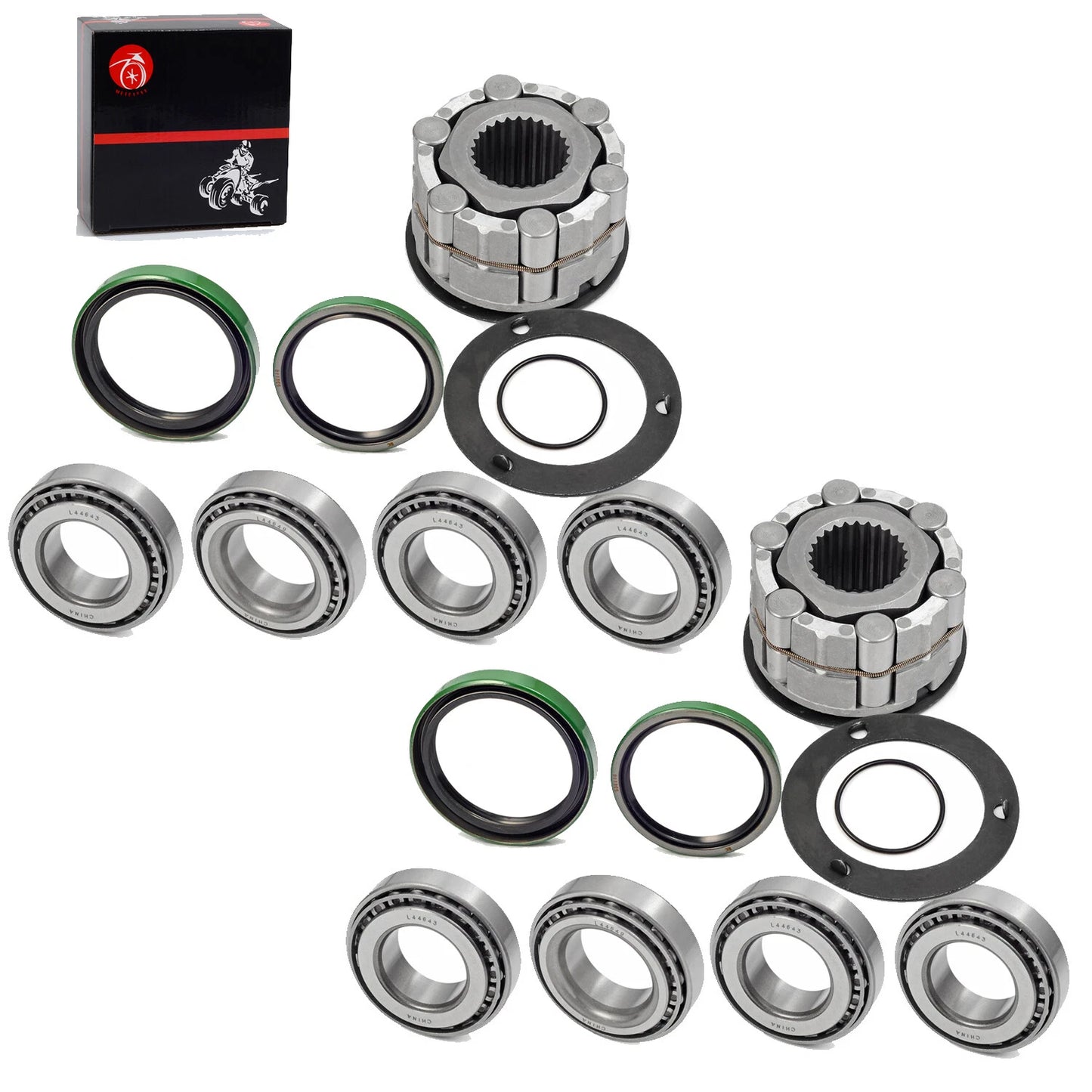 2 x Front Wheel Hub Clutch Strut Bearing Seal for Polaris Sportsman (2001–2007)