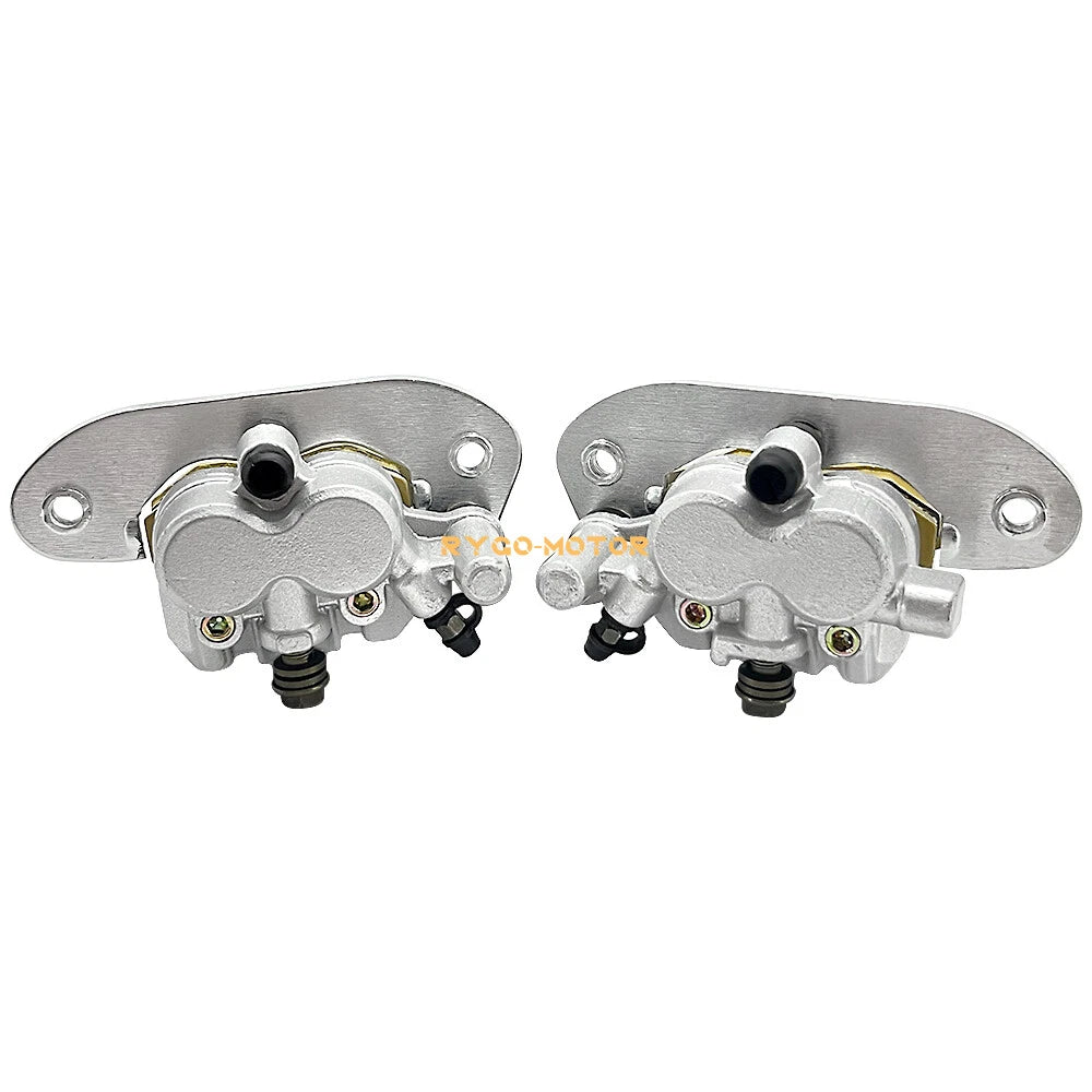 Rear Left Right Brake Caliper & Pads for Yamaha Wolverine YXE70 (2016–2018)
