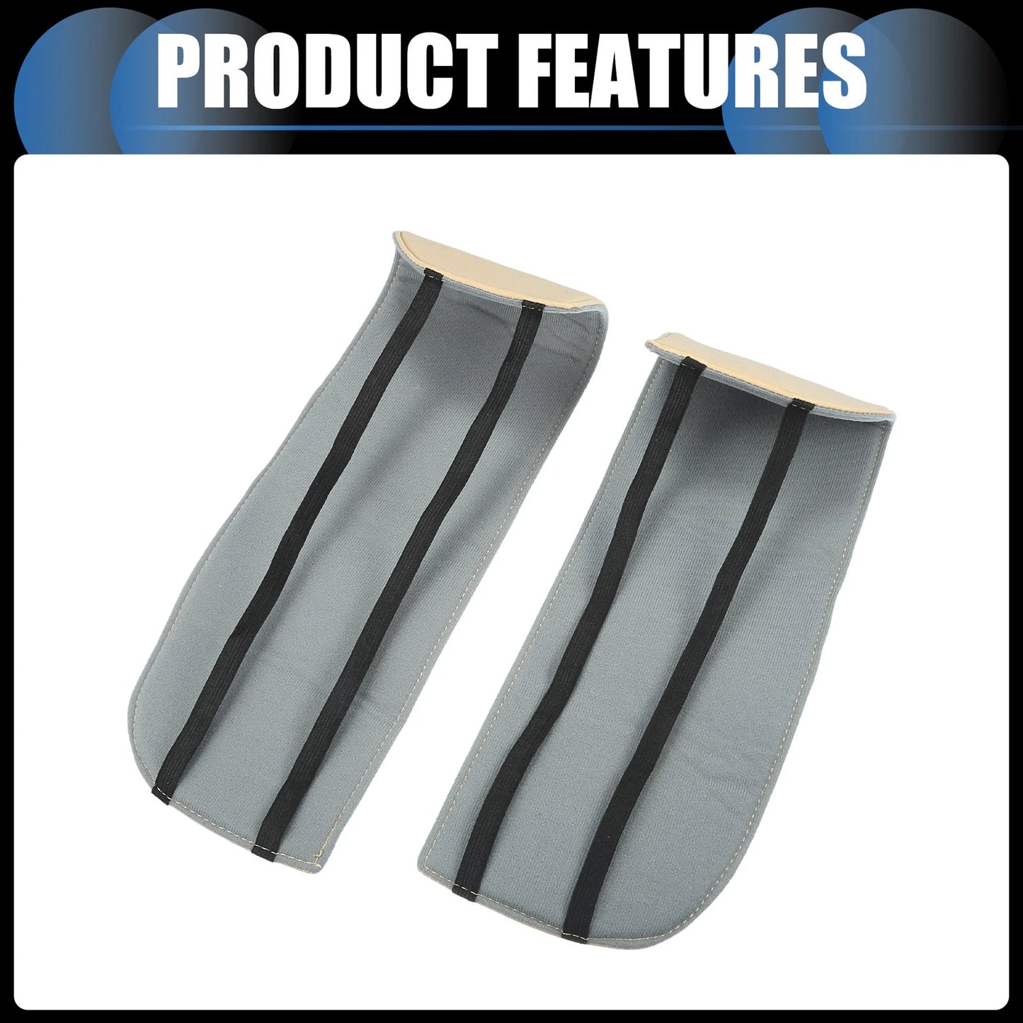 Armrest Protector Covers  for BMW X5 X6 (2010-2018) Neoprene Brown