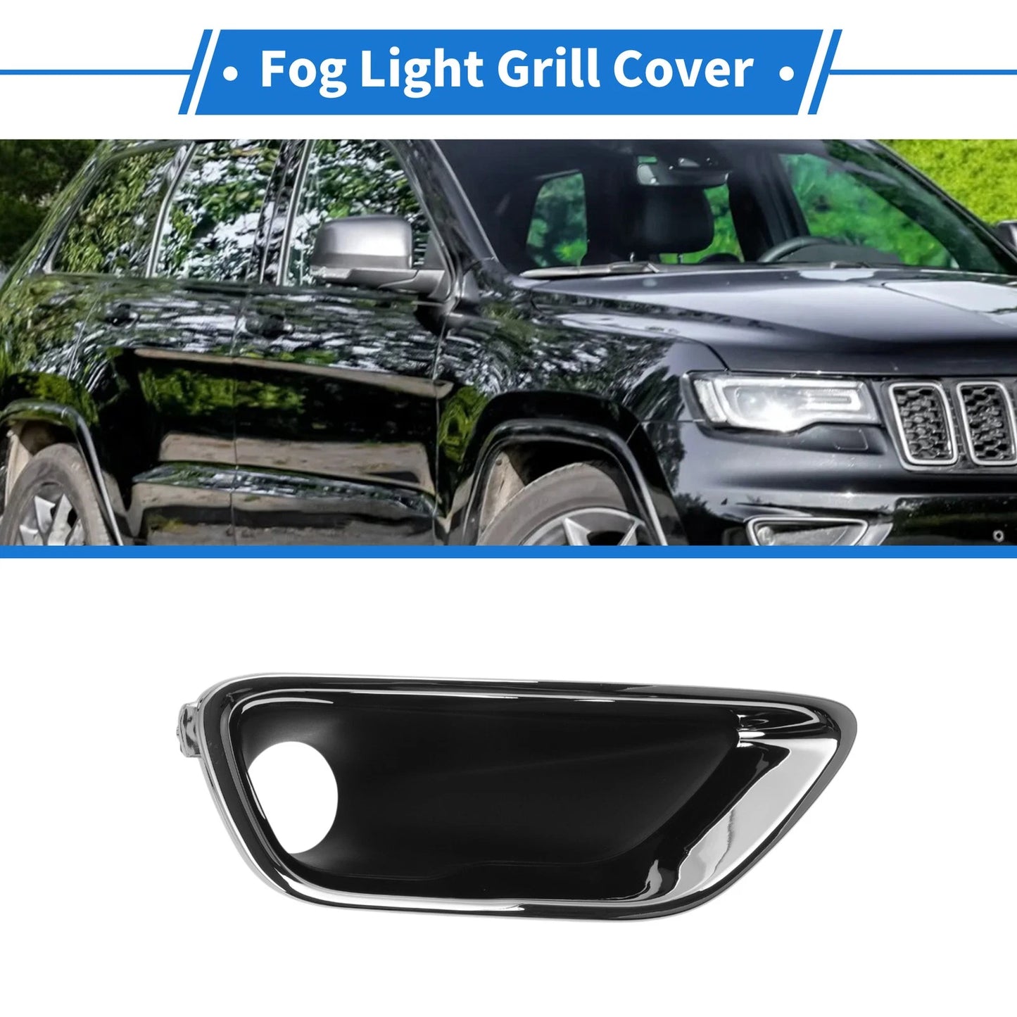 Front Right Fog Light Grill for Jeep Grand Cherokee (2016-2021)