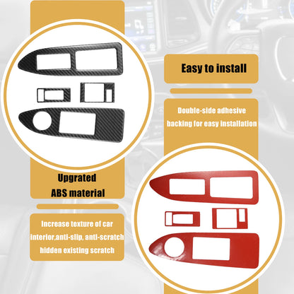 Window Lift Trim Switch Panel Stickers for Dodge Challenger (2008 - 2014)