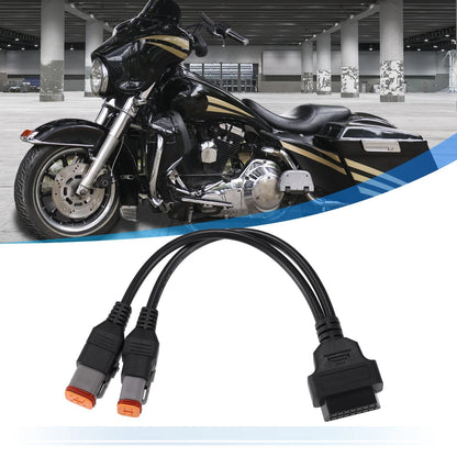 16 Pin to 4/6 Pin OBD Cable Diagnostic Tool Scanner for Harley