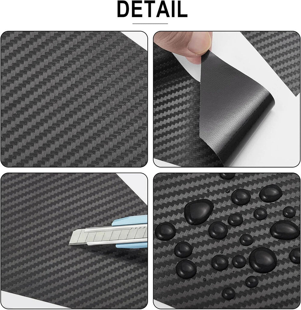 Carbon Fiber Door Window Pillar Post Trims 2 x for 2016-2021 Honda Civic Sedan