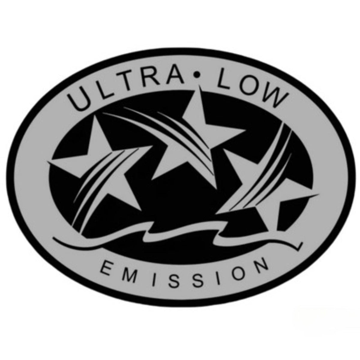 Ultra Low Emission Outboard Graphic Sticker Decal for California - Silver