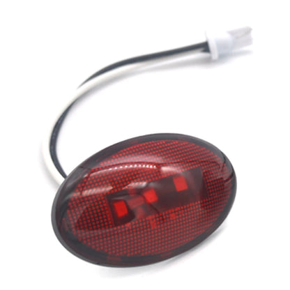 3 x LED Oval Side Marker Lights for Car, Bus, Truck, Trailer, Van, Tractor