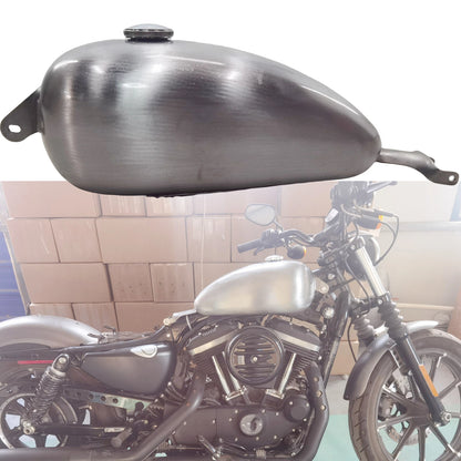 8L Silver Petrol Gas Fuel Tank for Harley Sportster X48 XL1200 883 (2007-2022)