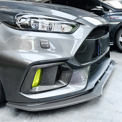 3pcs Front Bumper Spoiler Lip for Ford Focus RS (2015-2018)