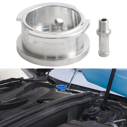1PC Aluminum Weld On Radiator Filler Neck 1.65 in ID 42mm 56mm Silver