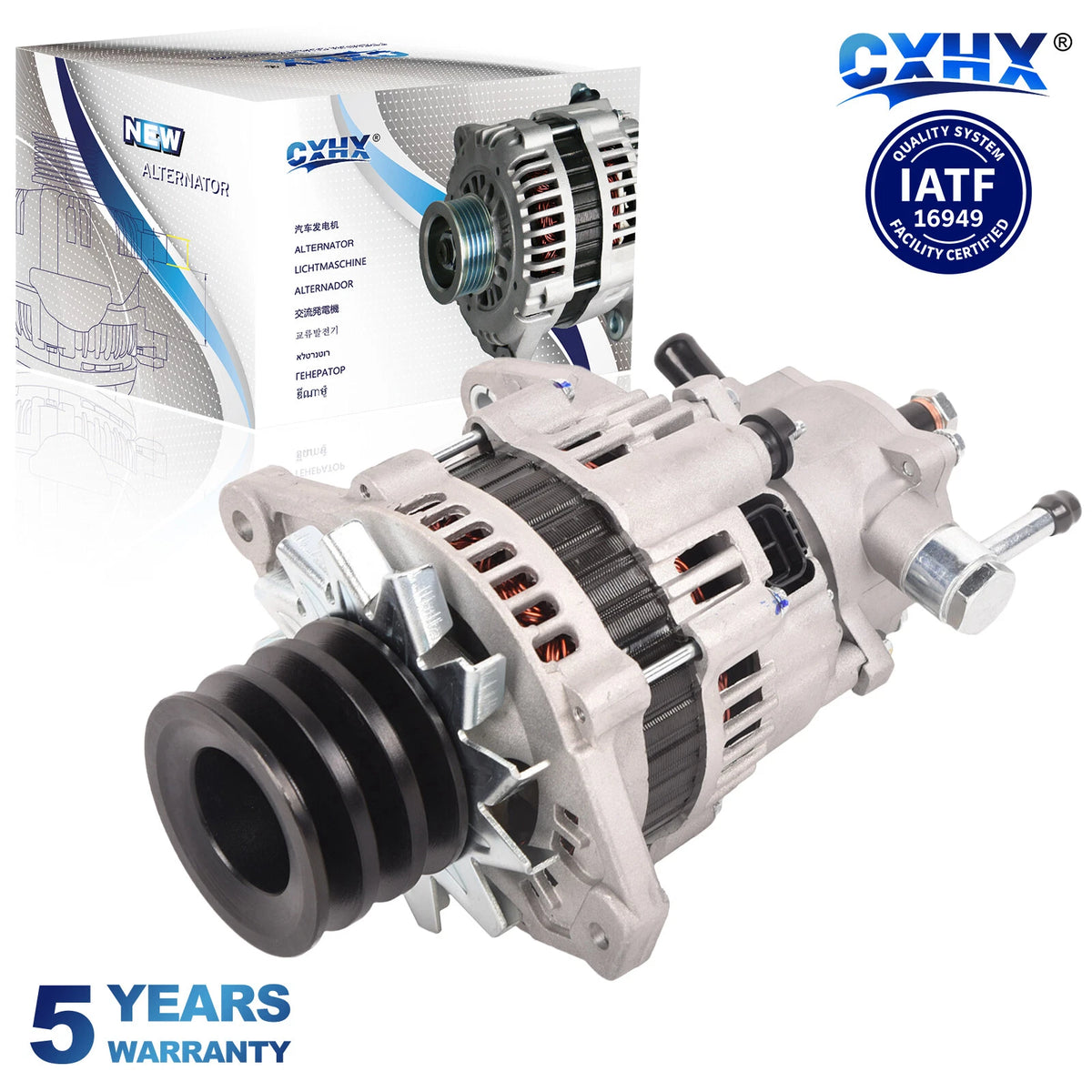 Alternator for Isuzu NKR150 NPR200 4HF1 4HG1 4.3L Diesel (2000-2023)