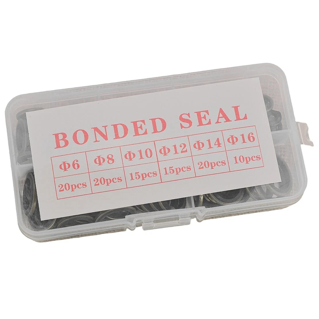 100 x Car Bonded Seal Oil Drain Plug Gasket Washers M6-M16
