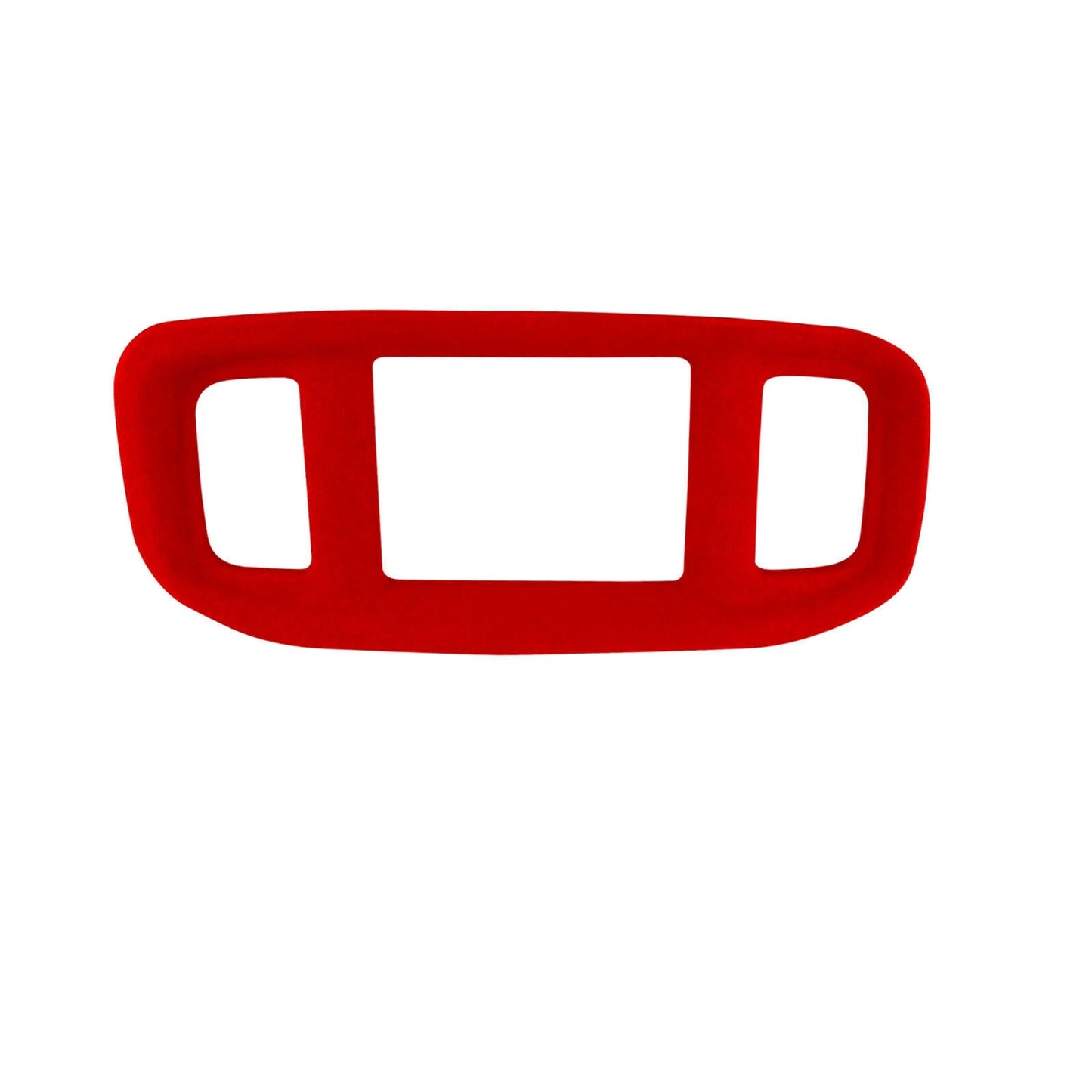 1x Red Central Control Navigation Panel Cover for Dodge Charger (2015-2023)
