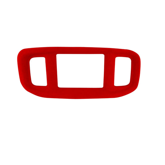 1x Red Central Control Navigation Panel Cover for Dodge Charger (2015-2023)