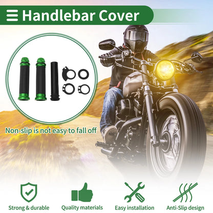 7/8" 22mm Motorcycle Hand Grips Cover Kit for Make Model