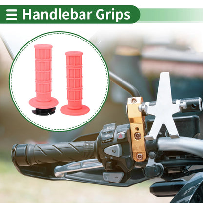 7/8" 22mm Hand Grips Cover Kit for Motorcycle Pink