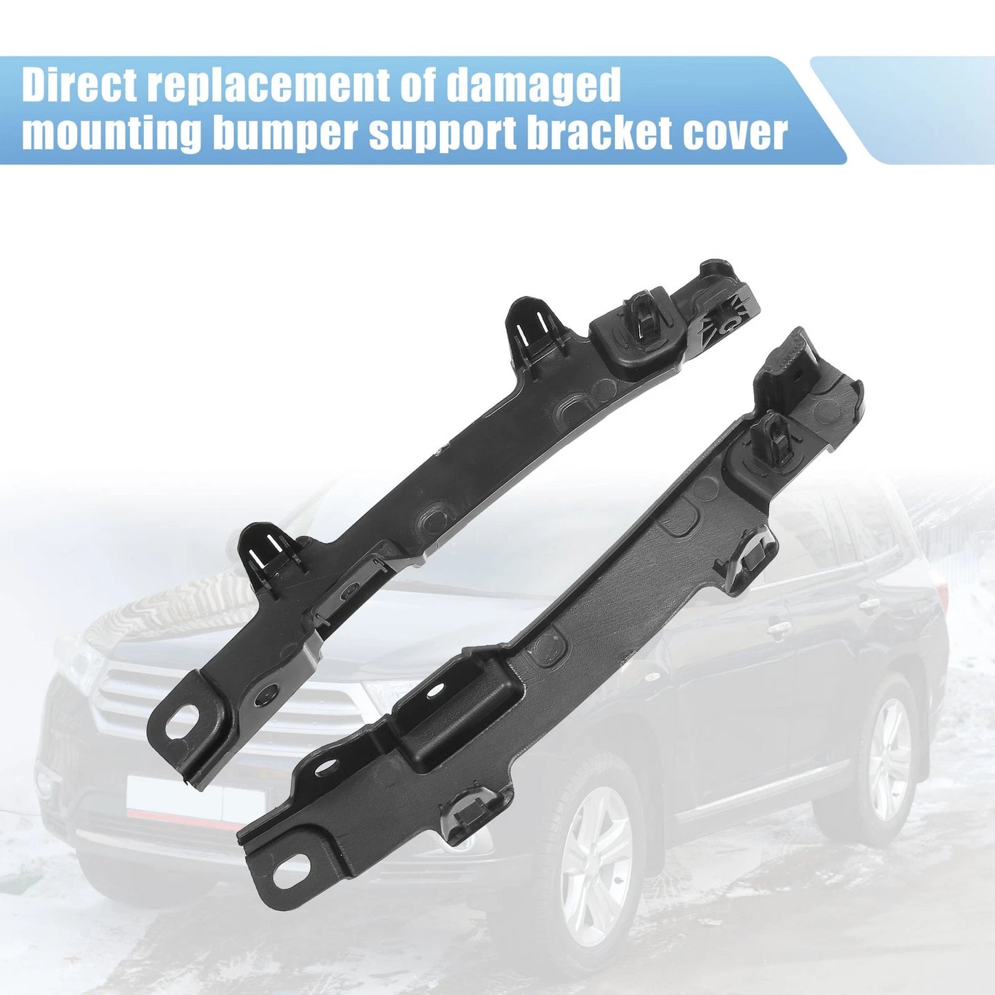 Front Bumper Bracket Mounts for Toyota Highlander (2014-2019)
