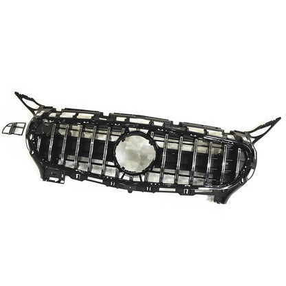 Bumper Grille Body Kit Silver for Mercedes Benz C190 R190 GT GTS (2015-2016)
