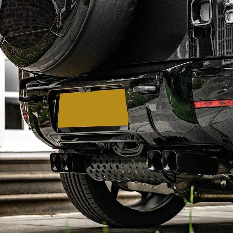 Rear Bumper Exhaust Pipe Guard for Land Rover Defender 90 110 130 (1990-2023)