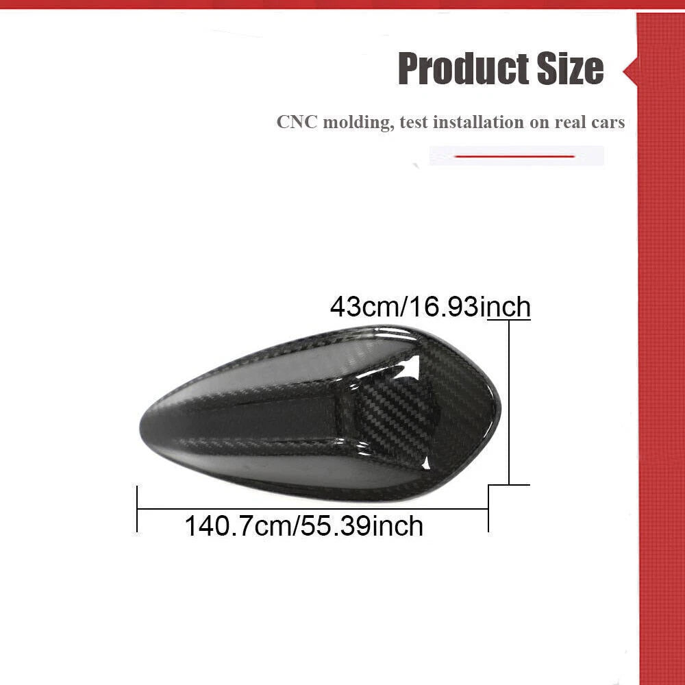 Real Carbon Fiber Roof Shark Fin Antenna Cover for BMW G20 G80 G26 G42 G87