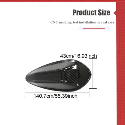 Real Carbon Fiber Roof Shark Fin Antenna Cover for BMW G20 G80 G26 G42 G87