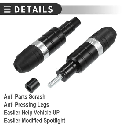 White  Motorcycle Frame Slider Exhaust Crash Fall Protector for Honda