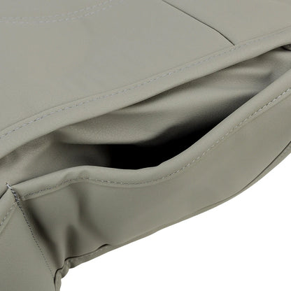 Universal Grey PU Leather Car Front Seat Cover Protector for All Models