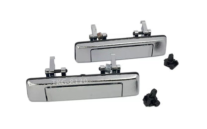 2 x Chrome Outside Door Handles for Mazda B2000 B2200 B2600 (1986-1995)