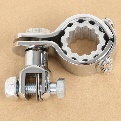 22mm 25mm 32mm 35mm Chrome Footpegs Peg Clamps for YAMAHA XV1600 XV1700 1900