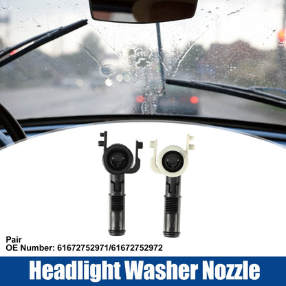 Front Left Right Headlight Washer Nozzles  for Mini Cooper (2002-2008)