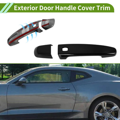 Door Handle Cover Trim for Chevrolet Camaro Glossy Black (2016-2023)