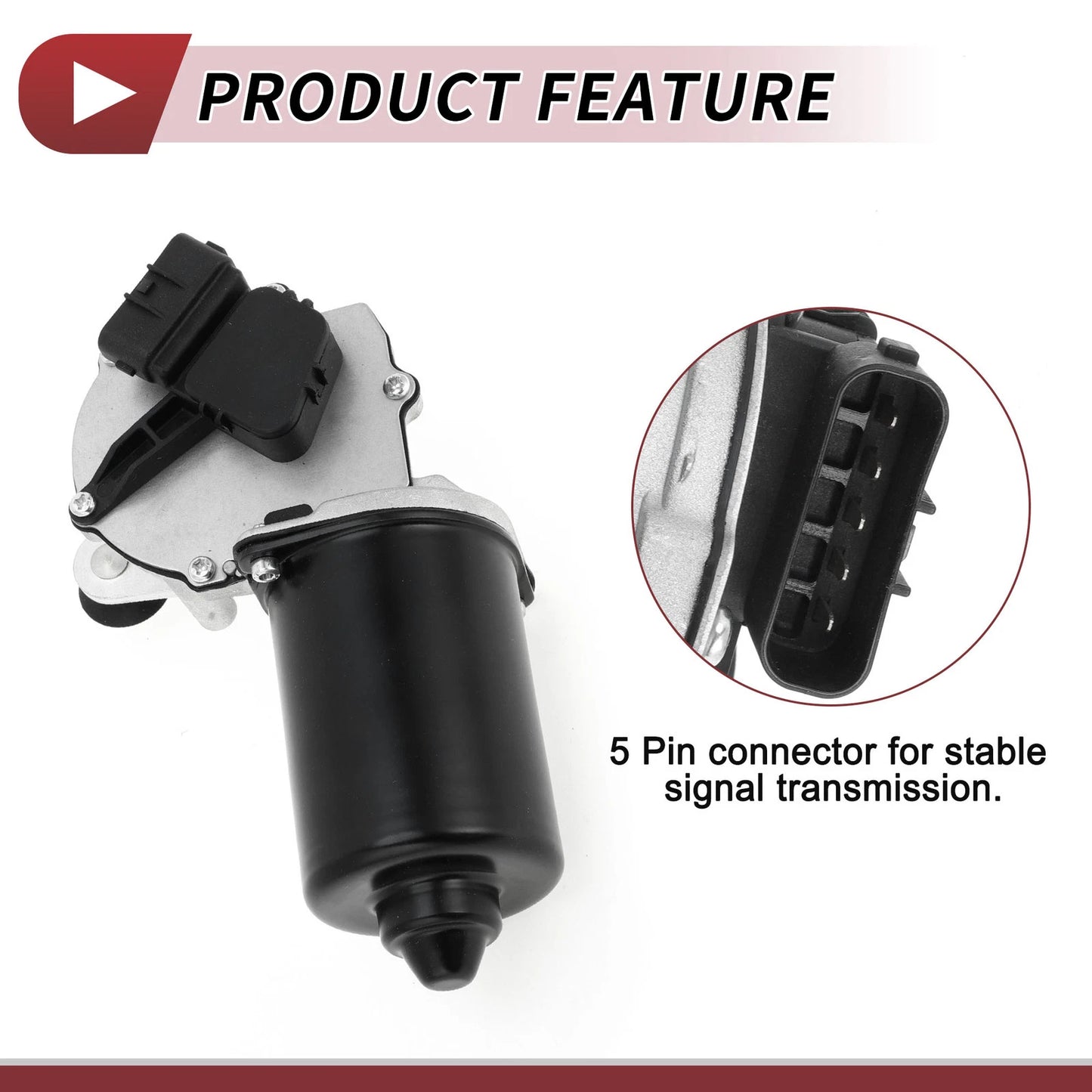5 Pin Front Windshield Wiper Motor for Chevrolet Corvette (2005-2013)