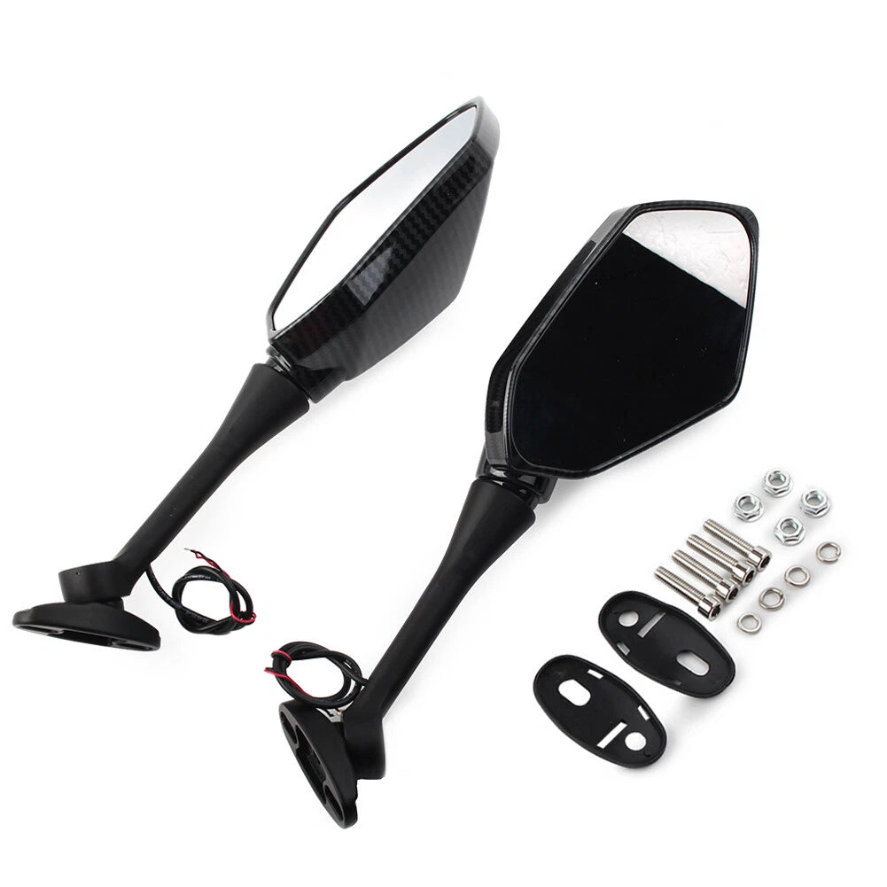 LED Turn Signal Side Mirrors for Honda CBR600RR CBR1000RR (2004-2007)