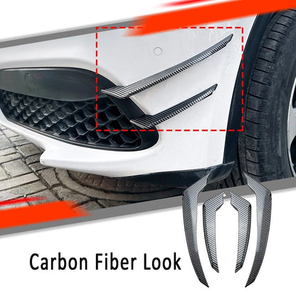 Front Bumper Side Fin Canards Splitter for Alfa Romeo Stelvio (2017–2025)