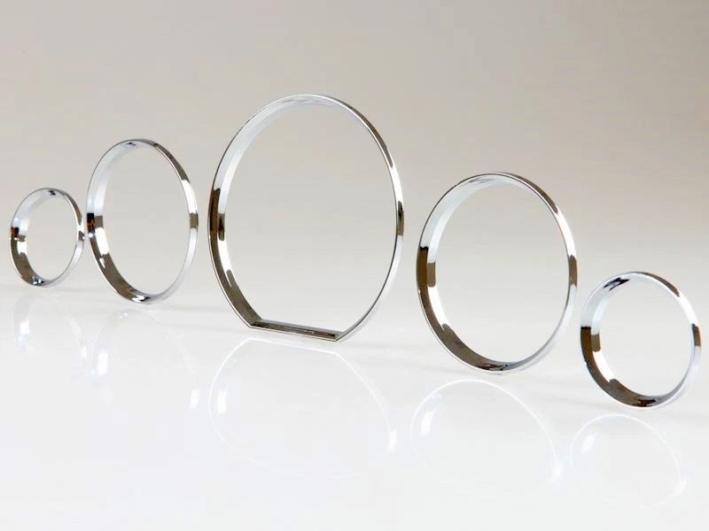 Chrome Gauge Cluster Rings for Mercedes Benz W140 (1991-1998)