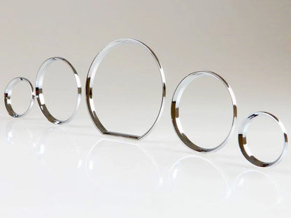 Chrome Gauge Cluster Rings for Mercedes Benz W140 (1991-1998)
