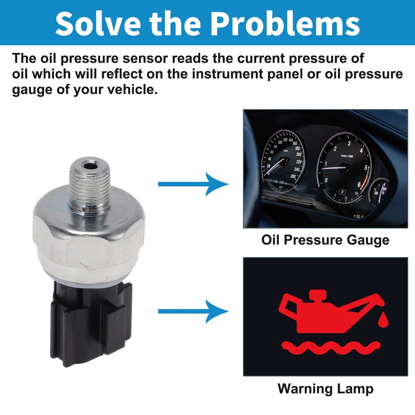 Engine Oil Pressure Sensor for Infiniti QX56 5.6L