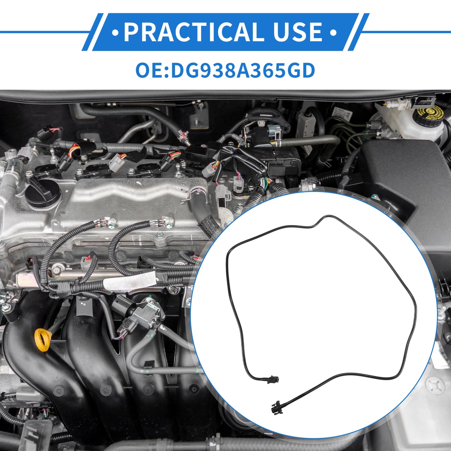 Radiator Overflow Water Tank Hose for Ford Mondeo (2014-2015)