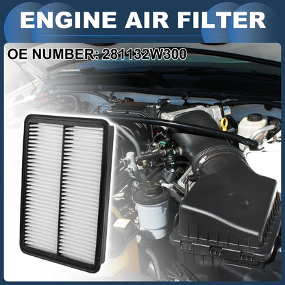 Car Engine Air Filter for Hyundai Santa Fe Sport (2013-2017) 1 x Pc