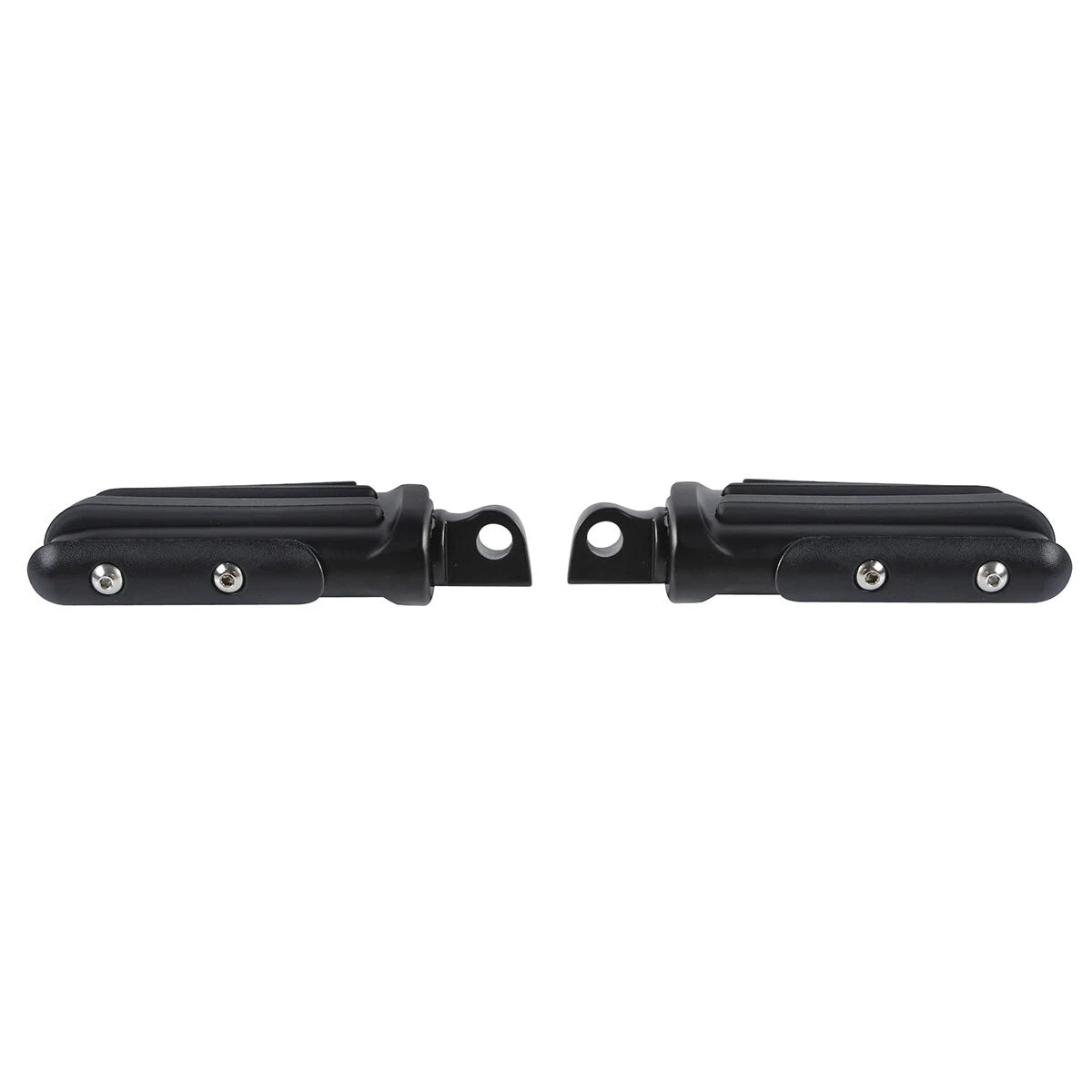 10mm Pilot Mount Footpegs for Harley Softail Touring Matte Black